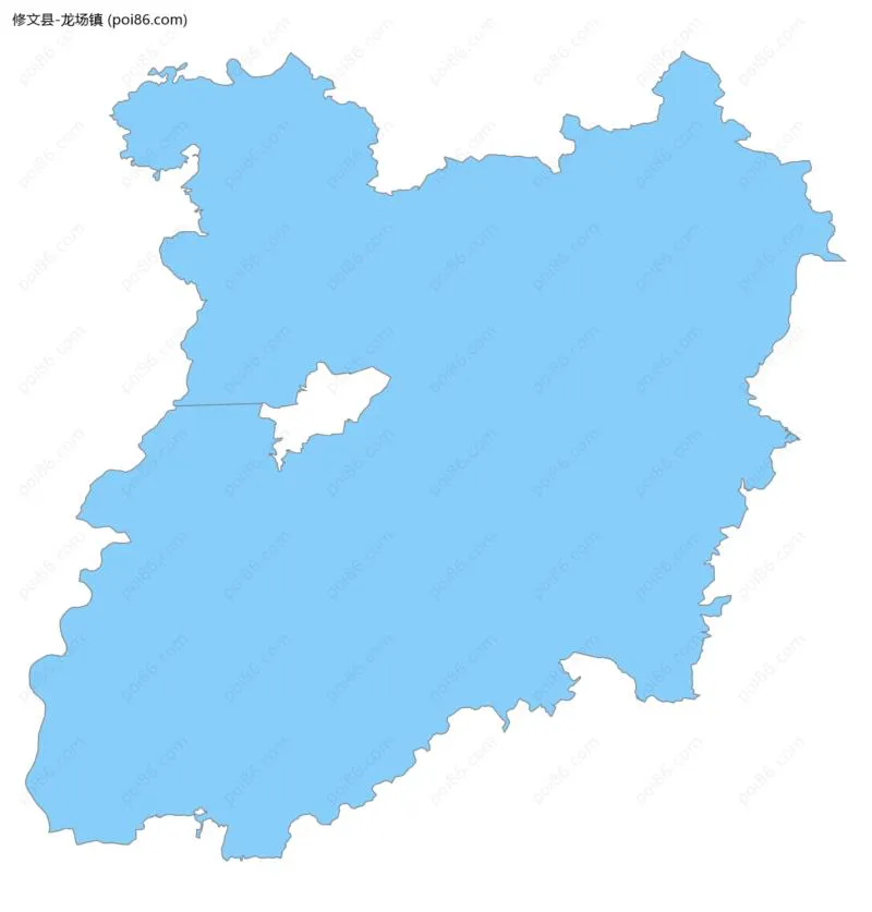 龙场镇边界地图