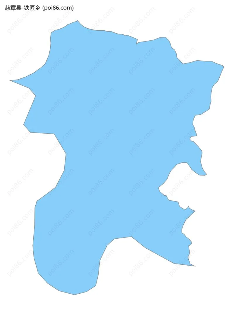 铁匠乡边界地图