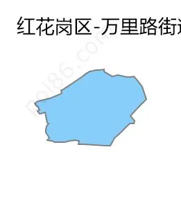 万里路街道边界地图