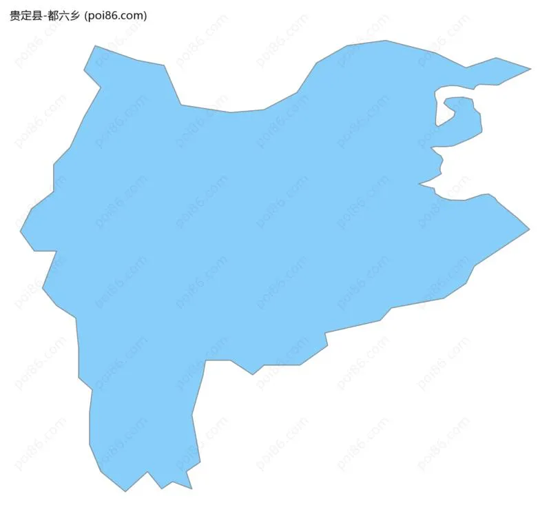 都六乡边界地图