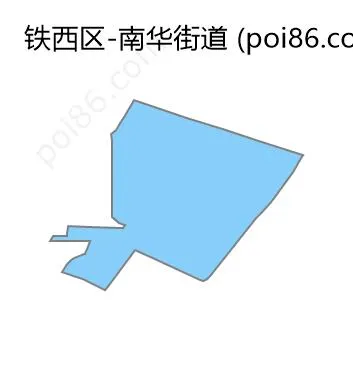 南华街道边界地图