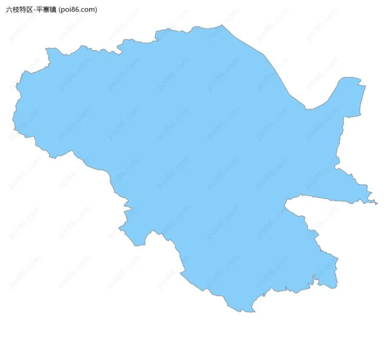 平寨镇边界地图