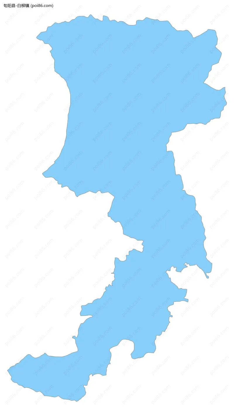 白柳镇边界地图