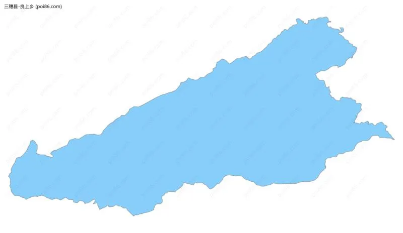 良上乡边界地图