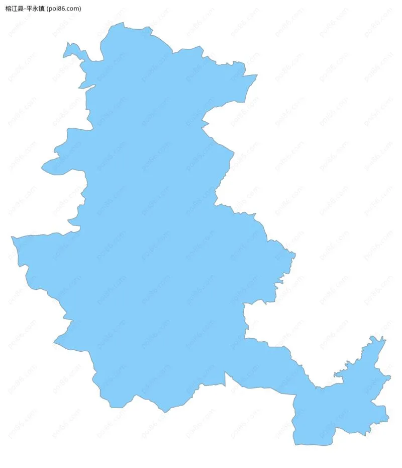 平永镇边界地图