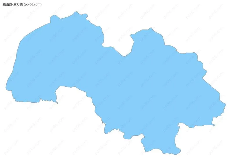 麻万镇边界地图