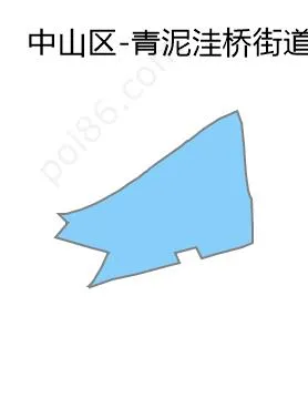 青泥洼桥街道边界地图