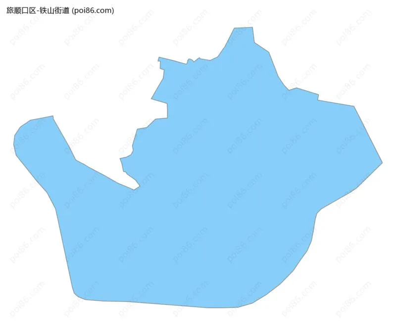 铁山街道边界地图