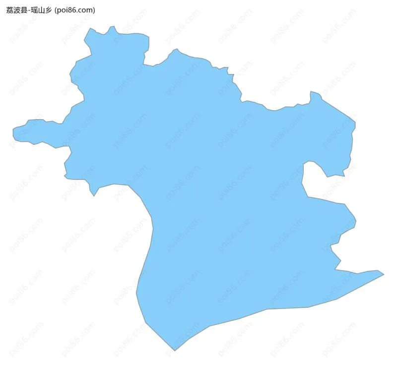 瑶山乡边界地图