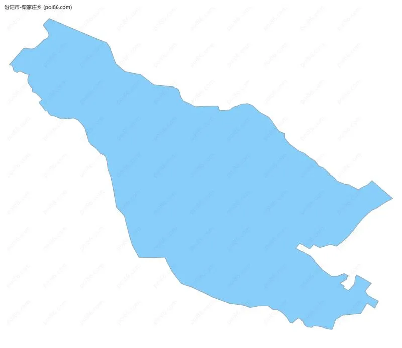 栗家庄乡边界地图