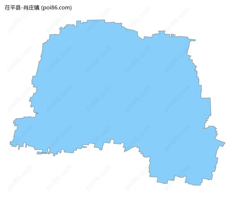 肖庄镇边界地图