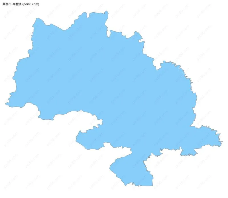 南墅镇边界地图