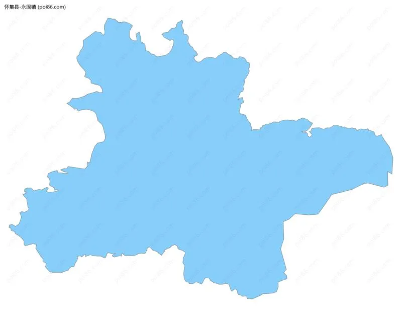 永固镇边界地图