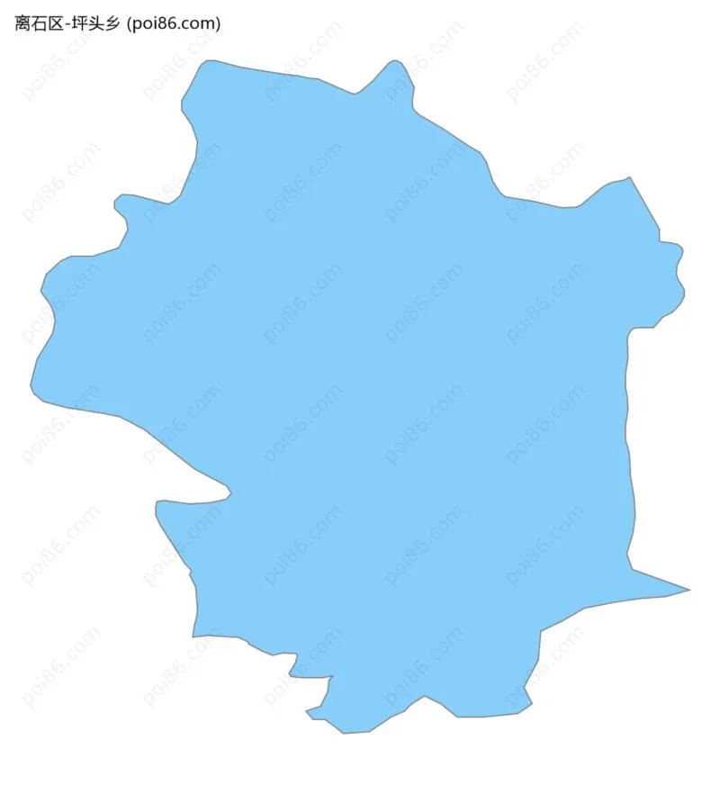 坪头乡边界地图