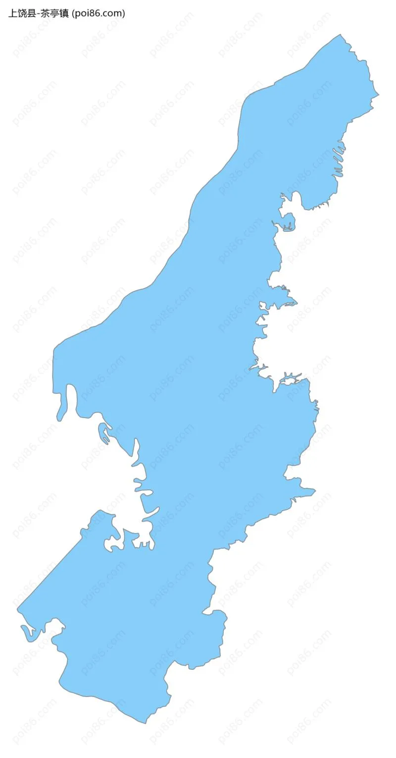 茶亭镇边界地图