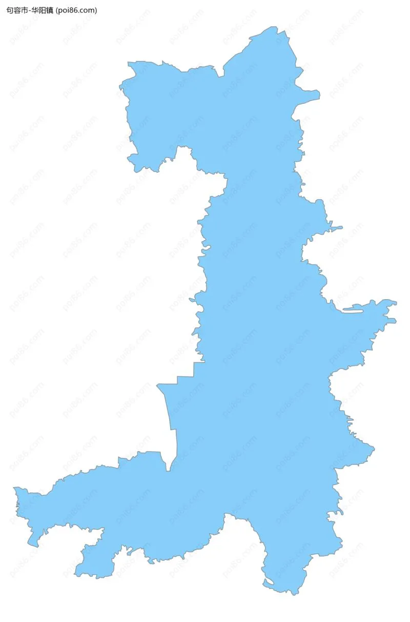 华阳镇边界地图