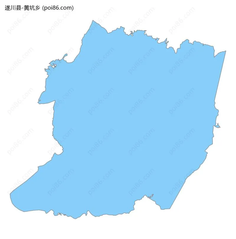 黄坑乡边界地图