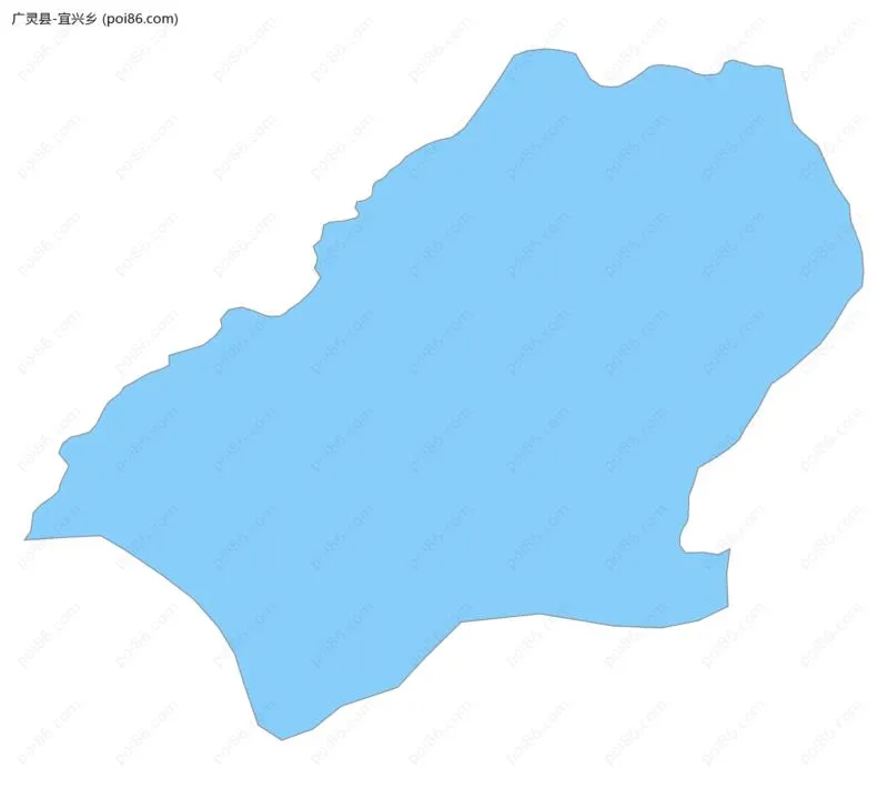 宜兴乡边界地图