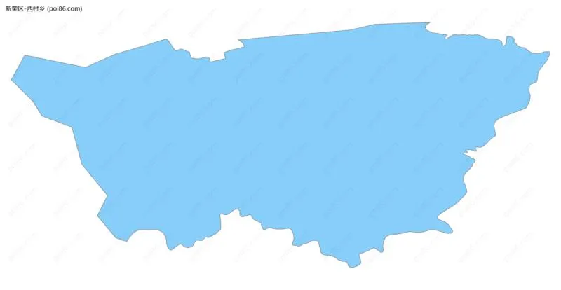 西村乡边界地图