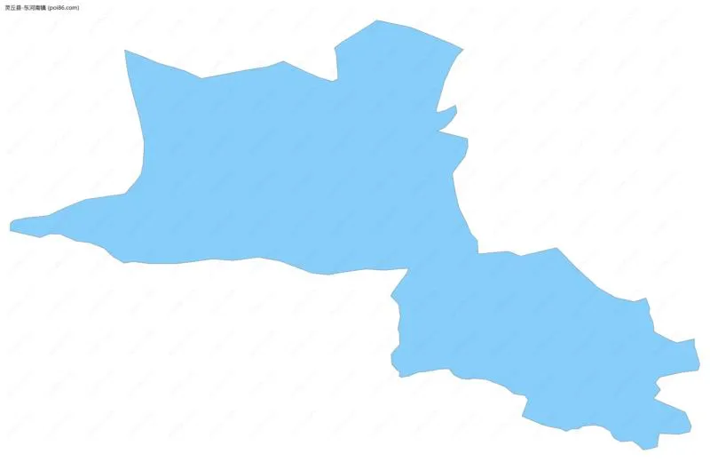 东河南镇边界地图