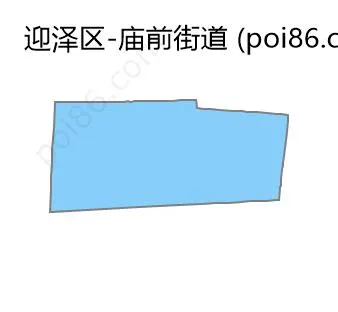 庙前街道边界地图