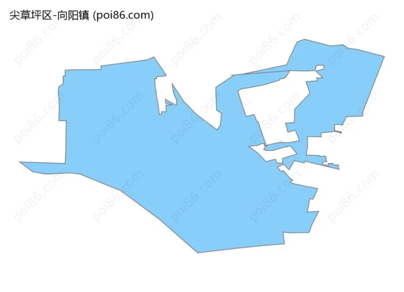 向阳镇边界地图