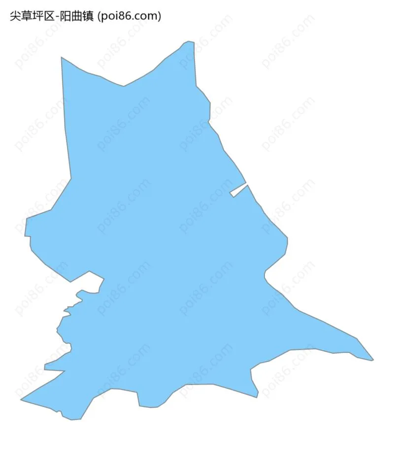阳曲镇边界地图