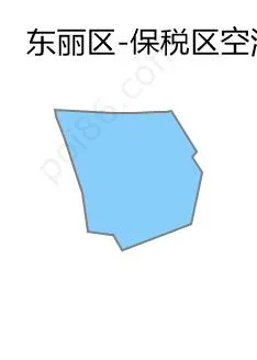 保税区空港国际物流区边界地图