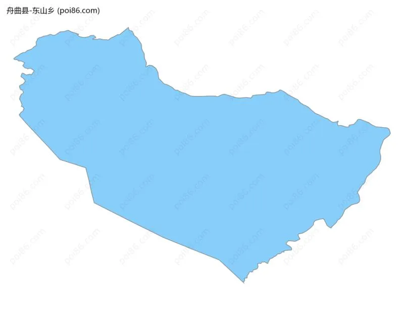 东山乡边界地图