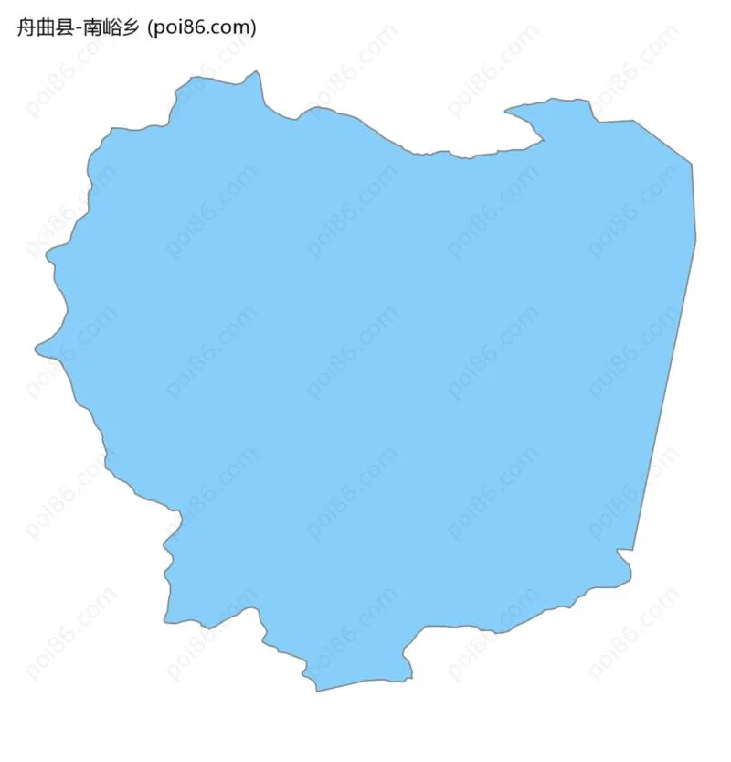 南峪乡边界地图
