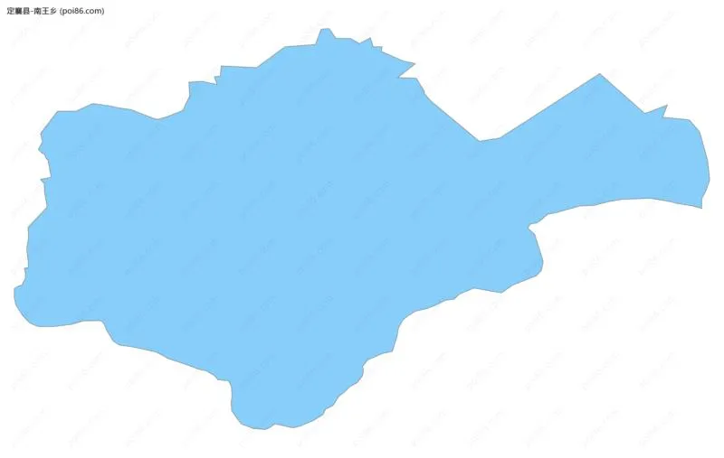 南王乡边界地图