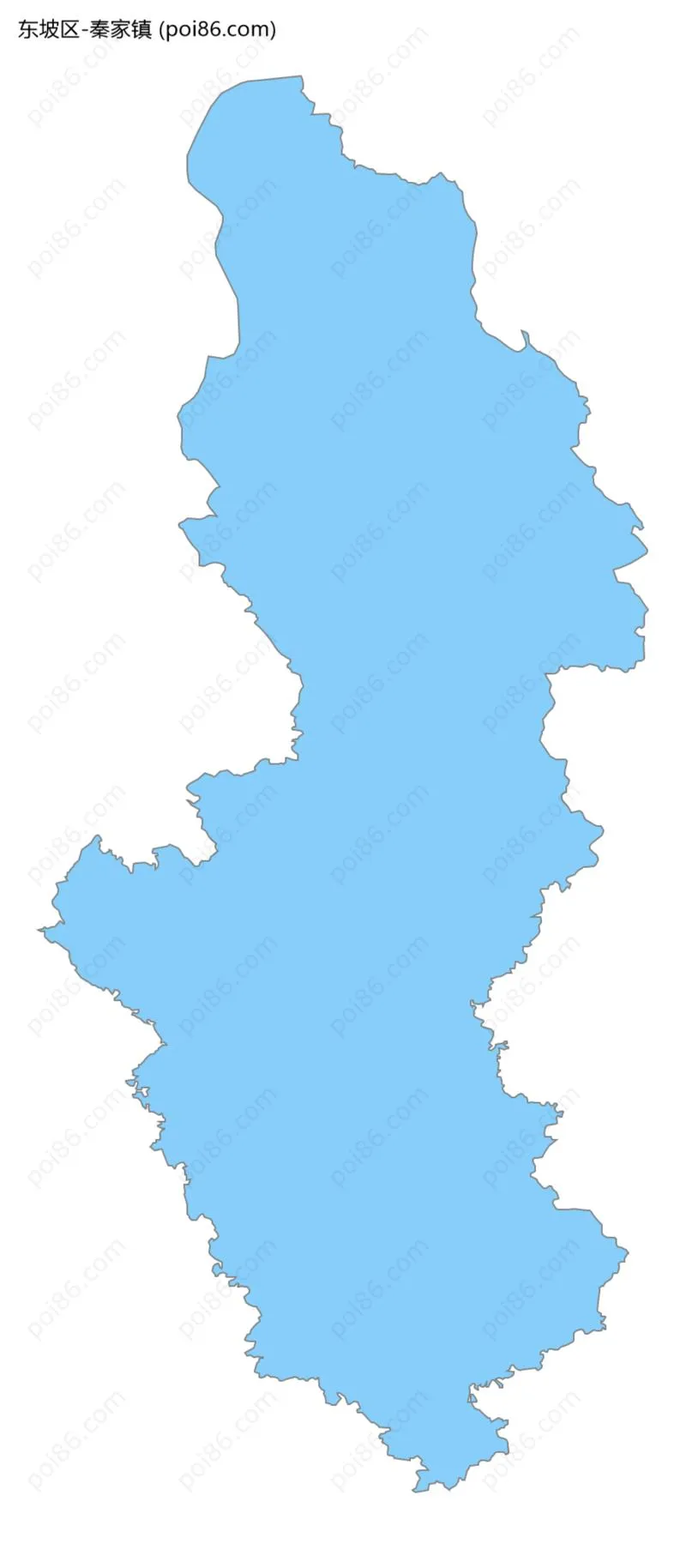 秦家镇边界地图