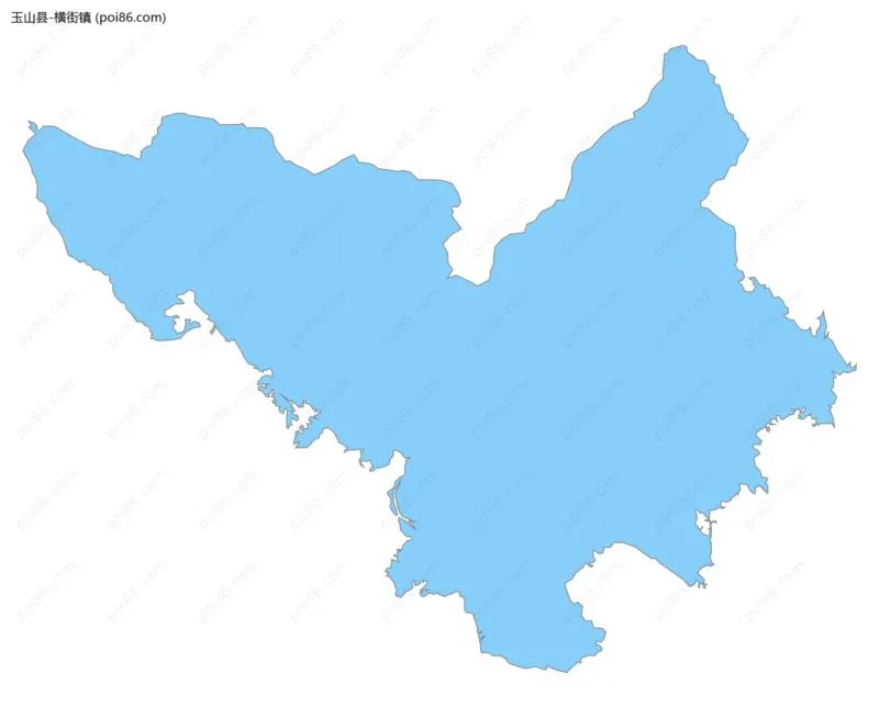 横街镇边界地图