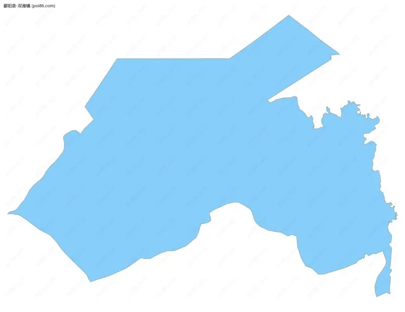 双港镇边界地图