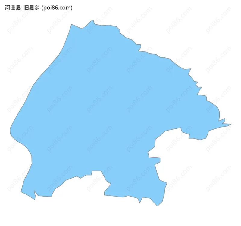 旧县乡边界地图