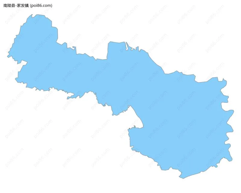 家发镇边界地图