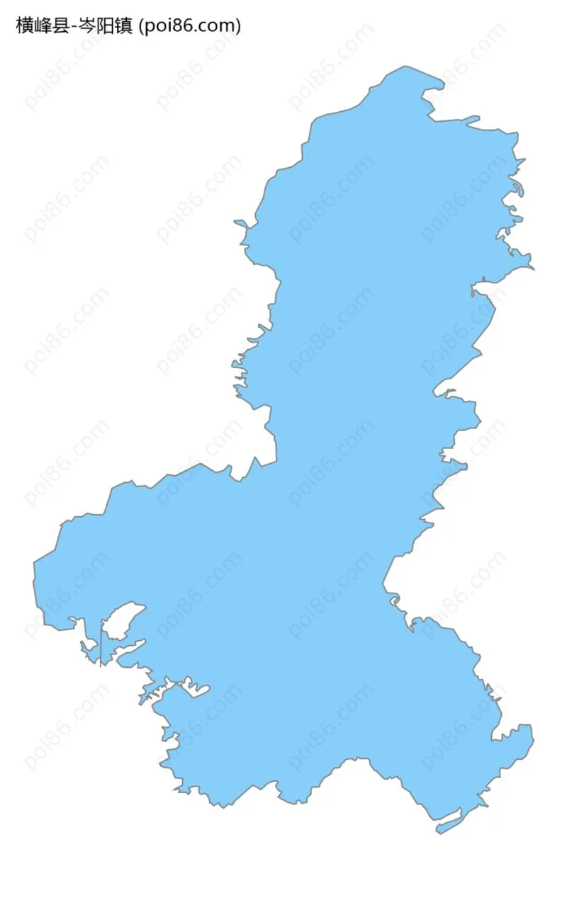 岑阳镇边界地图