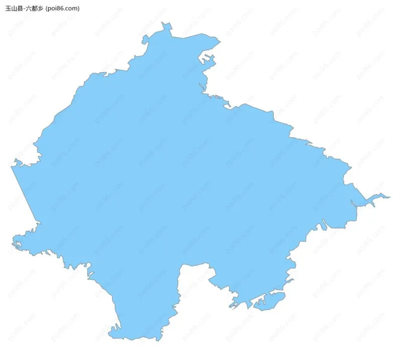 六都乡边界地图