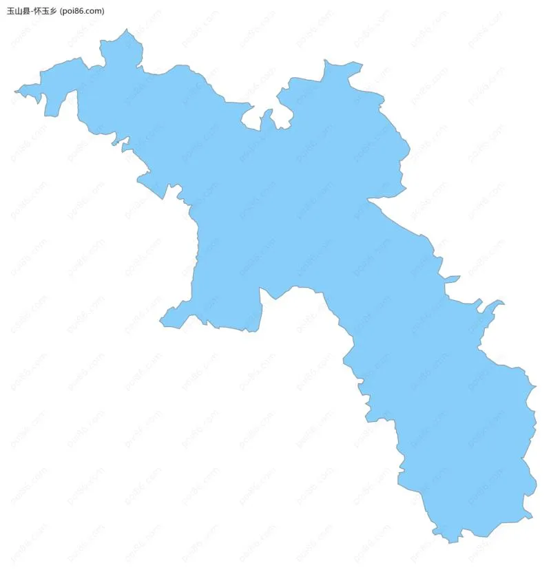 怀玉乡边界地图