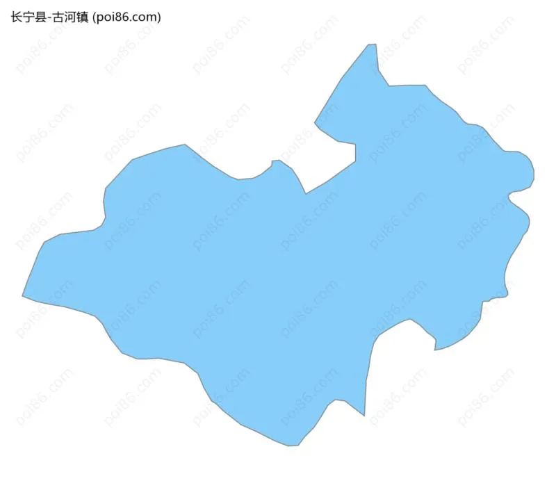 古河镇边界地图