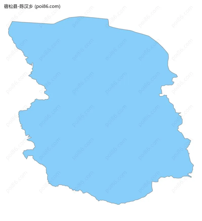 陈汉乡边界地图