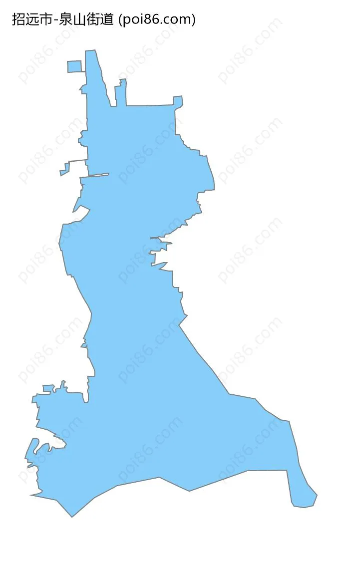 泉山街道边界地图