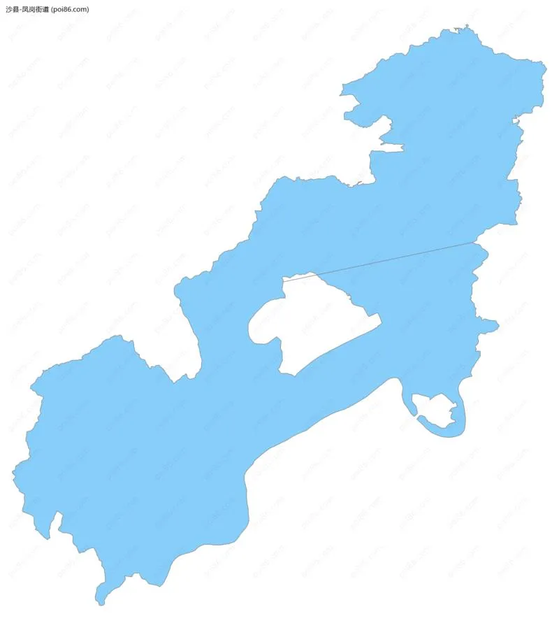 凤岗街道边界地图