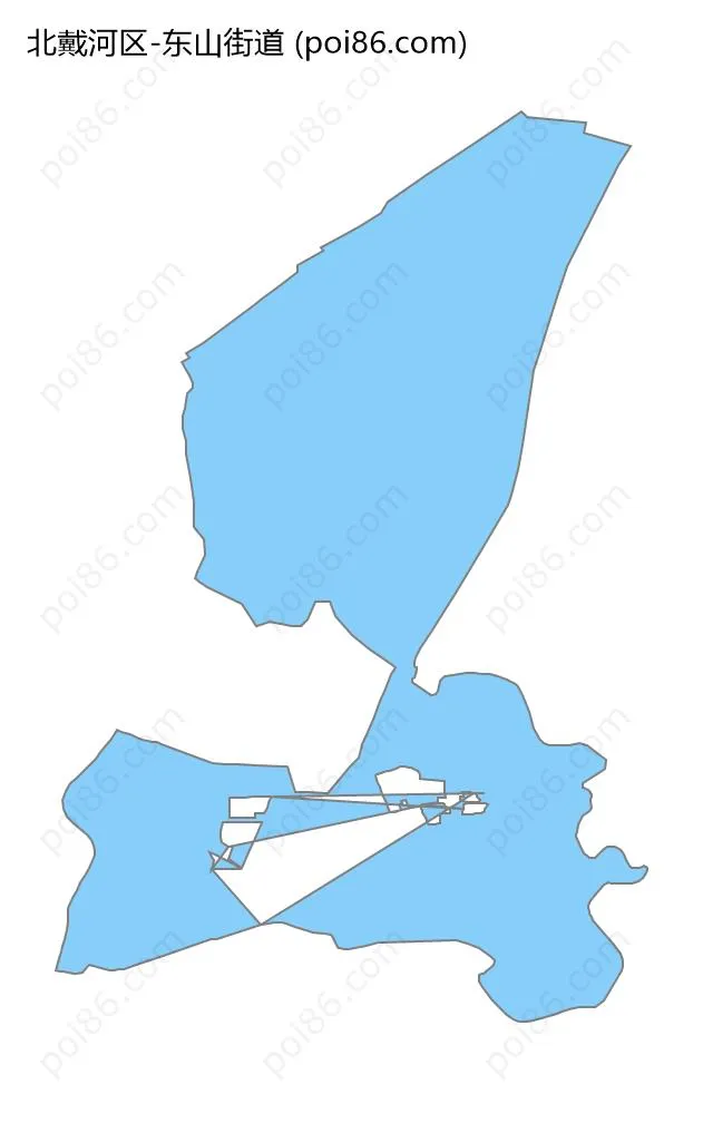 东山街道边界地图