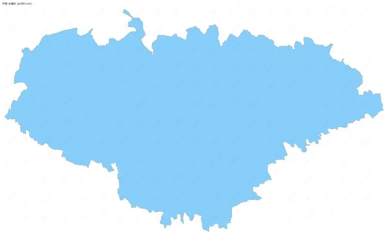 合道乡边界地图