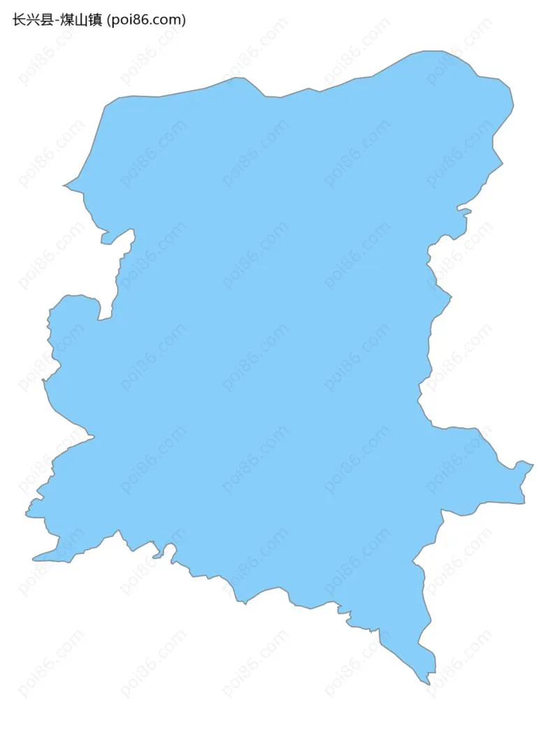 煤山镇边界地图