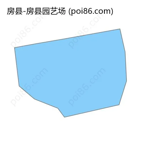 房县园艺场边界地图