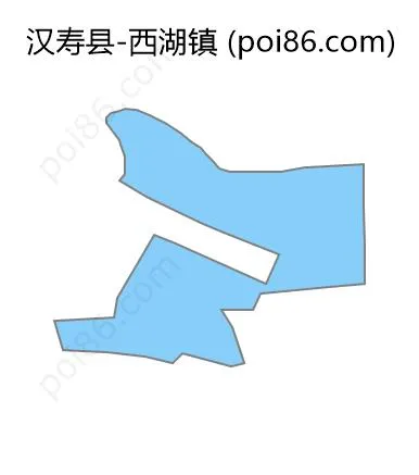 西湖镇边界地图