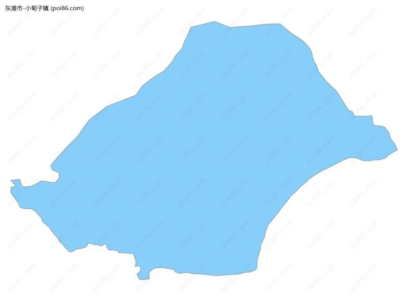 小甸子镇边界地图