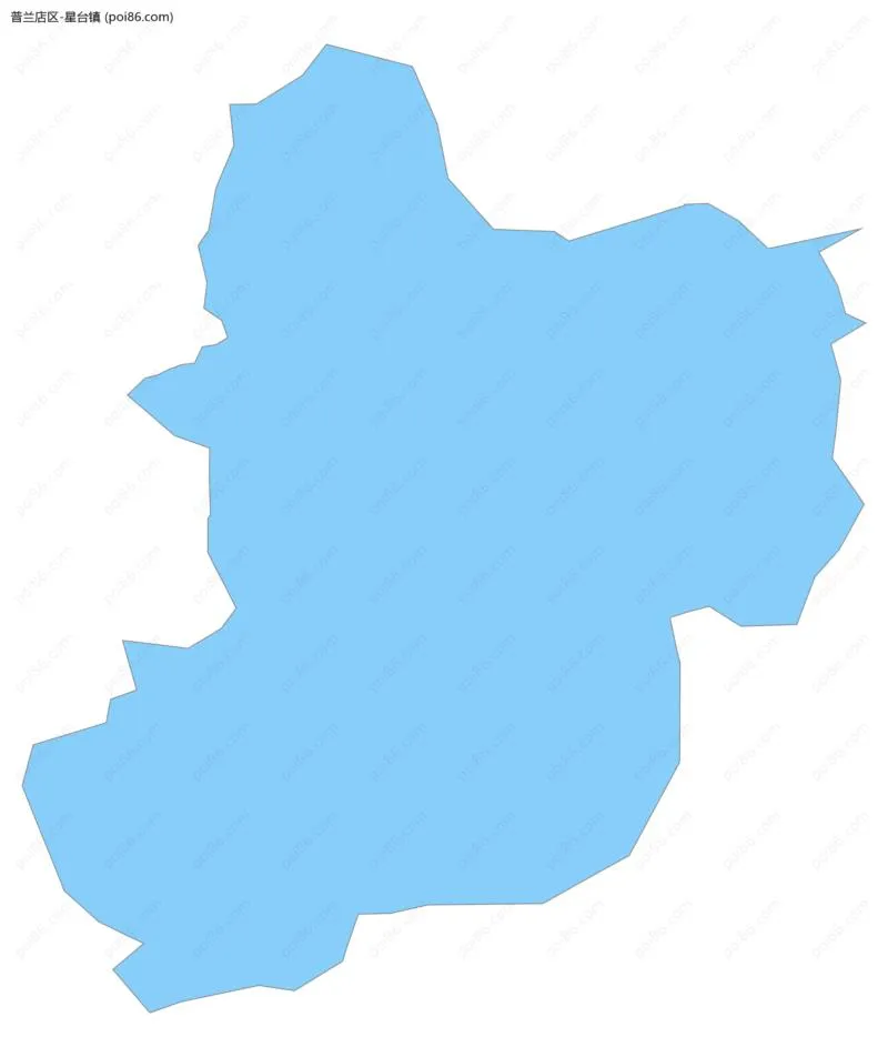 星台镇边界地图